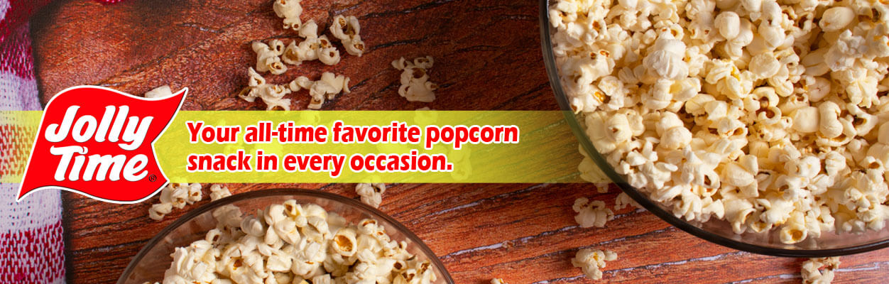 jollytime popcorn banner