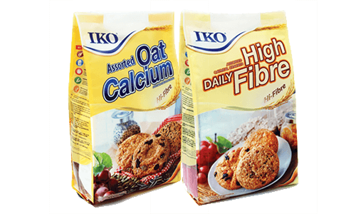 IKO Assorted Hi-Fibre Oat Crackers (Value Packs)